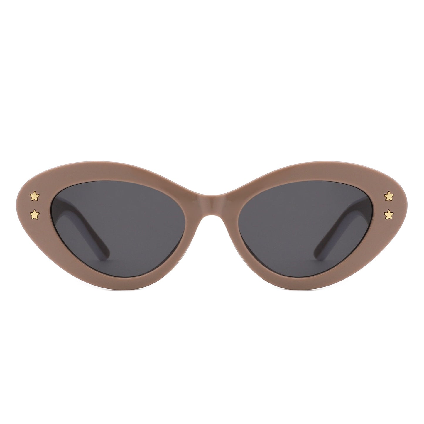 Elandor - Cat Eye Oval Star Designed Sunglasses-3