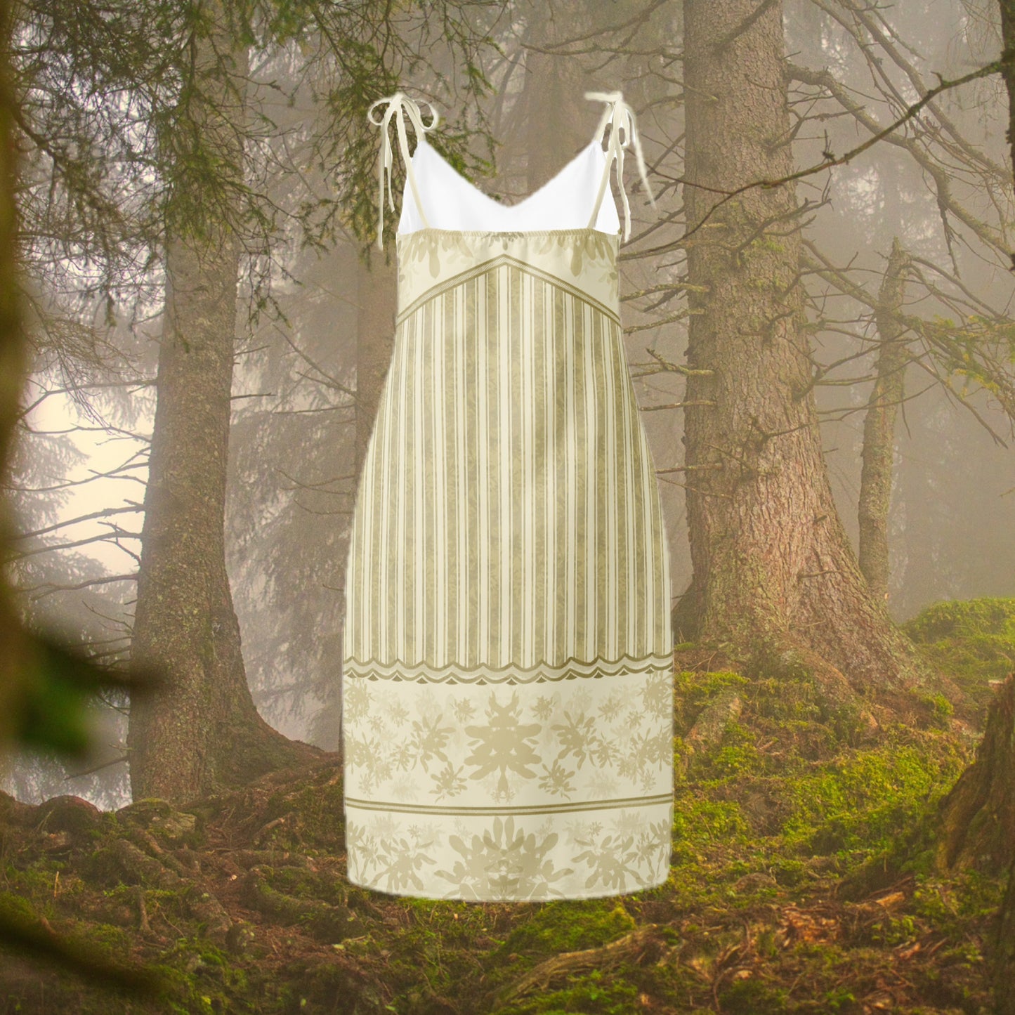 Gilded Hymn Slip Dress