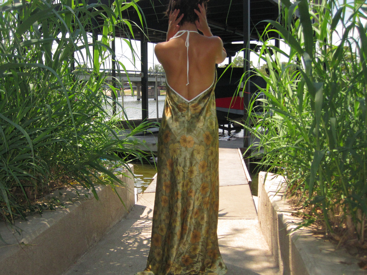 Hibiscus Herbarium Dress