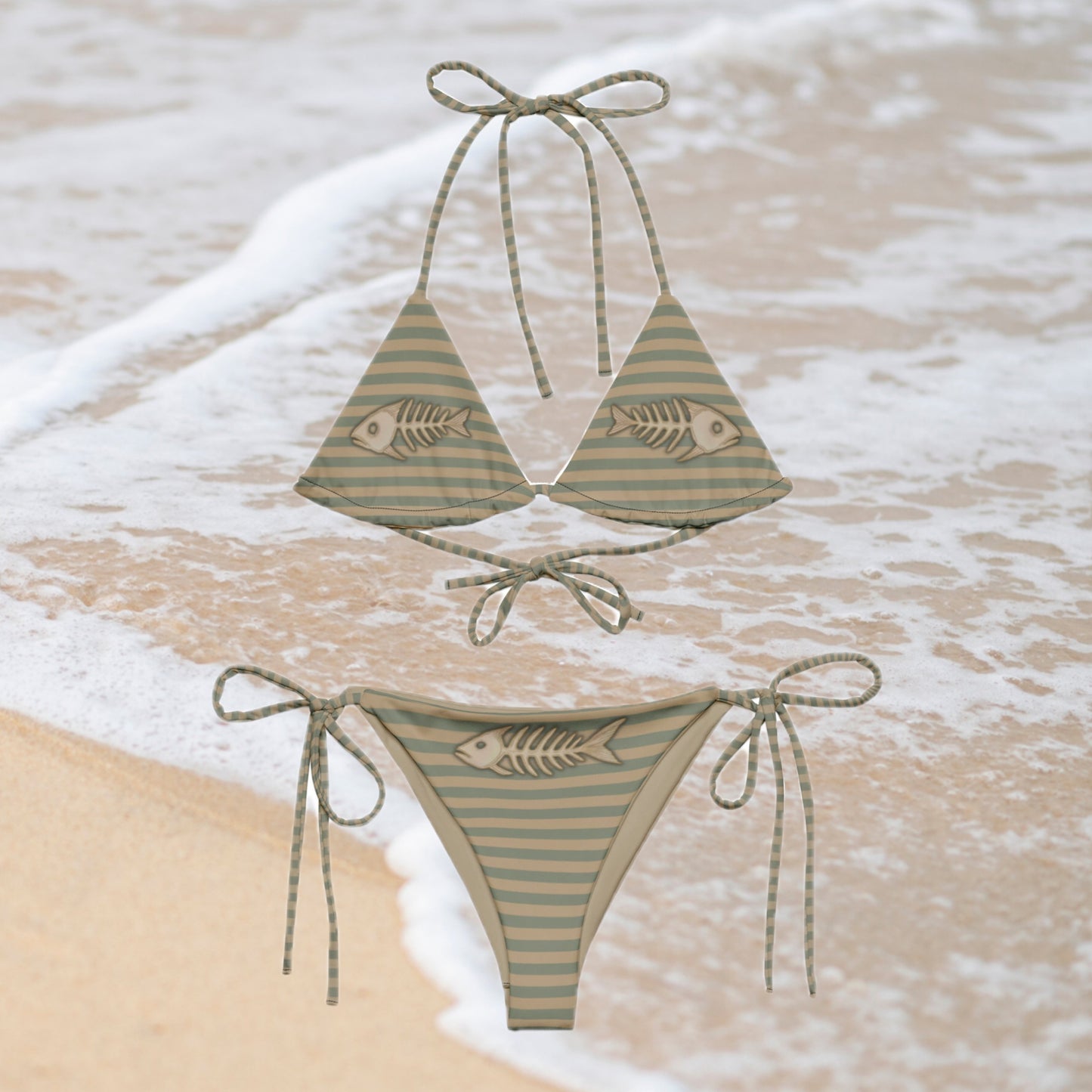 Catch of the Day String Bikini Set