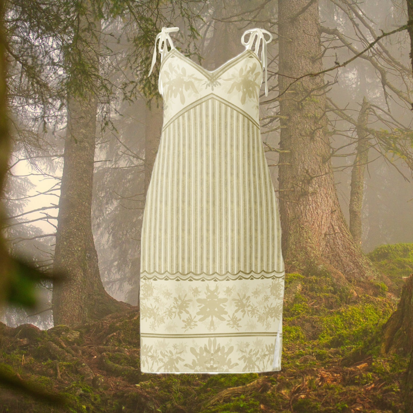 Gilded Hymn Slip Dress