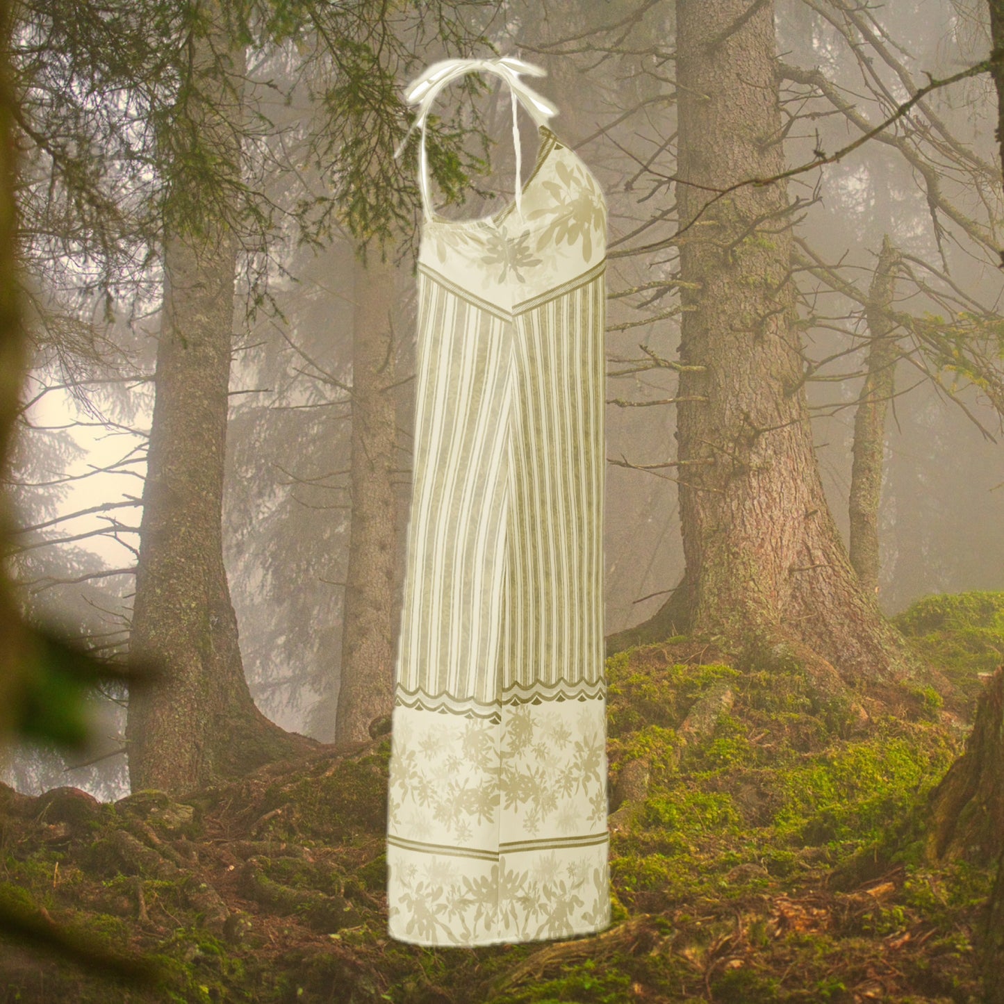 Gilded Hymn Slip Dress